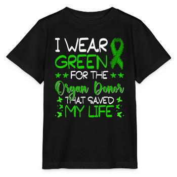 Don d’organes Greffe d’organes Don d’organes - T-shirt bio MINI CREATOR Stanley/Stella Enfant - noir - Devant - Mikhail (115cm)