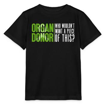 Don d’organes Greffe d’organes Don d’organes - T-shirt bio MINI CREATOR Stanley/Stella Enfant - noir - Devant - Mikhail (115cm)