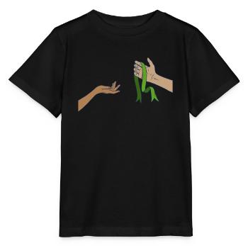 Don d’organes Greffe d’organes Don d’organes - T-shirt bio MINI CREATOR Stanley/Stella Enfant - noir - Devant - Mikhail (115cm)