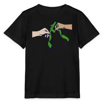 Don d’organes Greffe d’organes Don d’organes - T-shirt bio MINI CREATOR Stanley/Stella Enfant - noir - Devant - Mikhail (115cm)