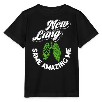 Greffe d’organe par fente de donneur d’organes - T-shirt bio MINI CREATOR Stanley/Stella Enfant - noir - Devant - Mikhail (115cm)
