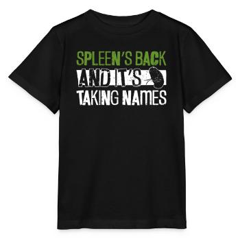 Greffe d’organe de rate d’un donneur d’organes - T-shirt bio MINI CREATOR Stanley/Stella Enfant - noir - Devant - Mikhail (115cm)