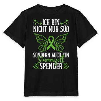 Cellules souches Thérapie par cellules souches Don de cellules souches - T-shirt bio MINI CREATOR Stanley/Stella Enfant - noir - Devant - Mikhail (115cm)