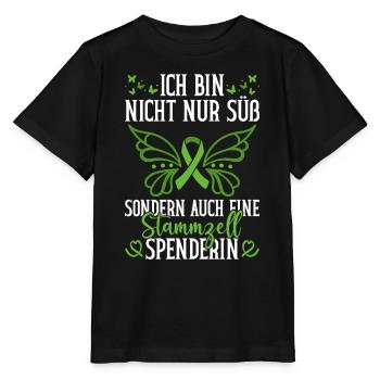 Cellules souches Thérapie par cellules souches Don de cellules souches - T-shirt bio MINI CREATOR Stanley/Stella Enfant - noir - Devant - Mikhail (115cm)