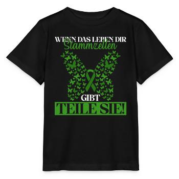 Cellules souches Thérapie par cellules souches Don de cellules souches - T-shirt bio MINI CREATOR Stanley/Stella Enfant - noir - Devant - Mikhail (115cm)