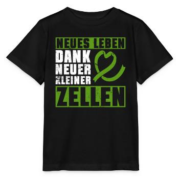 Cellules souches Thérapie par cellules souches Don de cellules souches - T-shirt bio MINI CREATOR Stanley/Stella Enfant - noir - Devant - Mikhail (115cm)