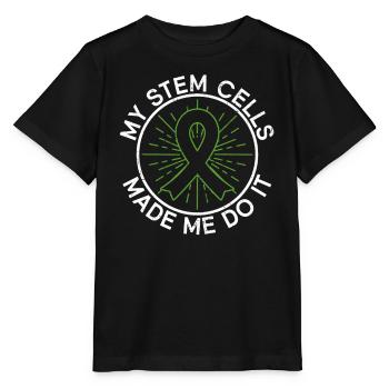 Greffe de cellules souches Donneur de cellules souches Cellule souche - T-shirt bio MINI CREATOR Stanley/Stella Enfant - noir - Devant - Mikhail (115cm)