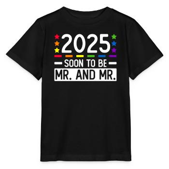 Mariage Gay Pride 2025 Mariage gay - T-shirt bio MINI CREATOR Stanley/Stella Enfant - noir - Devant - Mikhail (115cm)