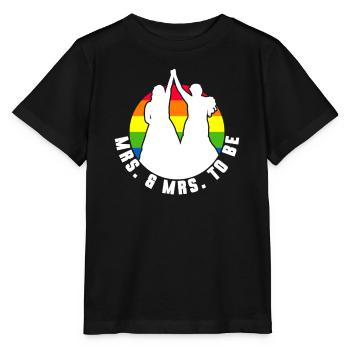 Gay Pride Mariage Lesbien Mariage Gay - T-shirt bio MINI CREATOR Stanley/Stella Enfant - noir - Devant - Mikhail (115cm)