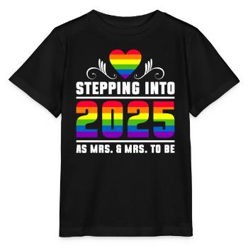 Gay Pride Mariage lesbien 2025 Mariage gay - T-shirt bio MINI CREATOR Stanley/Stella Enfant - noir - Devant - Mikhail (115cm)