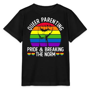 Parents gays Gay Pride Famille Parents queer - T-shirt bio MINI CREATOR Stanley/Stella Enfant - noir - Devant - Mikhail (115cm)