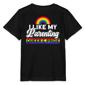 Parents gays Gay Pride Famille Parents queer - T-shirt bio MINI CREATOR Stanley/Stella Enfant - noir - Devant - Mikhail (115cm)