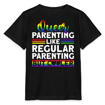 Parents gays Gay Pride Famille Parents queer - T-shirt bio MINI CREATOR Stanley/Stella Enfant - noir - Devant - Mikhail (115cm)