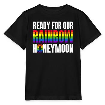 Mariage Gay Pride Mariage Gay - T-shirt bio MINI CREATOR Stanley/Stella Enfant - noir - Devant - Mikhail (115cm)