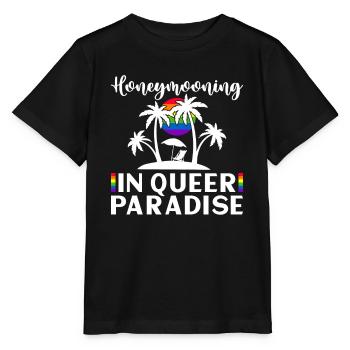 Mariage Gay Pride Mariage Gay - T-shirt bio MINI CREATOR Stanley/Stella Enfant - noir - Devant - Mikhail (115cm)