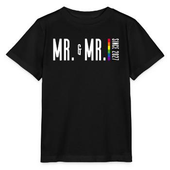 Mariage Gay Pride 2027 Mariage gay - T-shirt bio MINI CREATOR Stanley/Stella Enfant - noir - Devant - Mikhail (115cm)