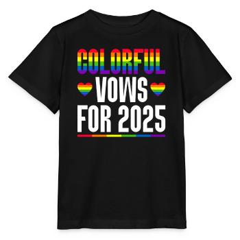 Gay Pride 2025 Mariage Mariage gay - T-shirt bio MINI CREATOR Stanley/Stella Enfant - noir - Devant - Mikhail (115cm)