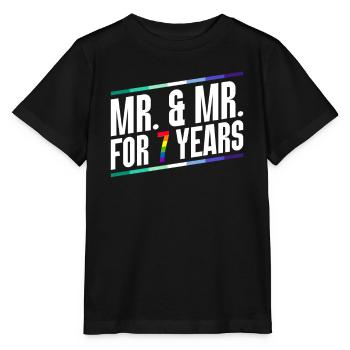 Mariage Gay Pride Mariage Gay - T-shirt bio MINI CREATOR Stanley/Stella Enfant - noir - Devant - Mikhail (115cm)