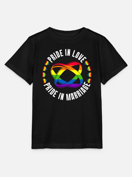 Gay Pride Hochzeit Homo-Ehe - Stanley/Stella Kinder T-Shirt MINI CREATOR  - Schwarz