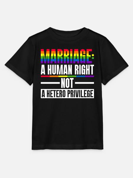 Gay Pride Hochzeit Homo-Ehe - Stanley/Stella Kinder T-Shirt MINI CREATOR - Schwarz
