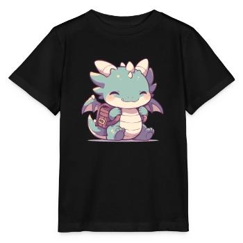 Dragon Schulranzen Dragon Kids - Stanley/Stella Kinder T-Shirt MINI CREATOR  - Schwarz - Vorne - Mikhail (115cm)