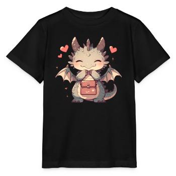 Dragon Schulranzen Dragon Kids - Stanley/Stella Kinder T-Shirt MINI CREATOR  - Schwarz - Vorne - Mikhail (115cm)