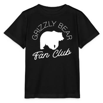 Grizzlybär Braunbär - Stanley/Stella Kinder T-Shirt MINI CREATOR  - Schwarz - Vorne - Mikhail (115cm)