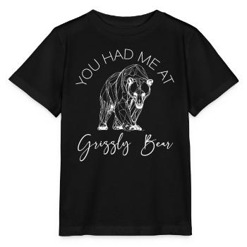Grizzly Ours brun Ours brun - T-shirt bio MINI CREATOR Stanley/Stella Enfant - noir - Devant - Mikhail (115cm)