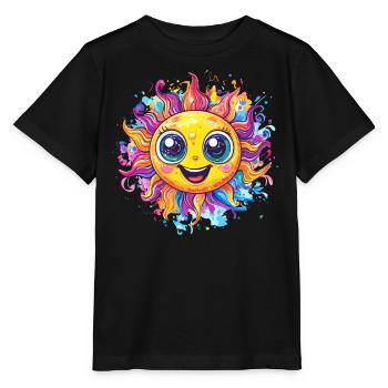 Bright sun - Stanley/Stella MINI CREATOR Kids’ T-Shirt - black - Front - Mikhail (115cm)