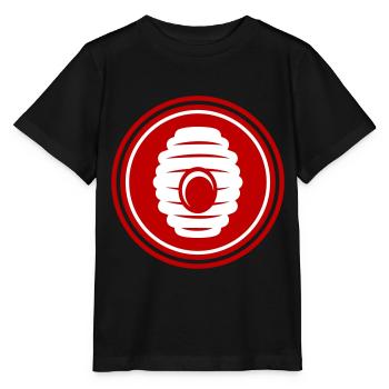 Abeille Icon miel - T-shirt bio MINI CREATOR Stanley/Stella Enfant - noir - Devant - Mikhail (115cm)