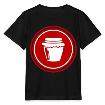 Abeille symbole miel - T-shirt bio MINI CREATOR Stanley/Stella Enfant - noir - Devant - Mikhail (115cm)