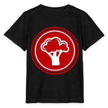 Broccoli Vegetables - Stanley/Stella MINI CREATOR Kids’ T-Shirt - black - Front - Mikhail (115cm)