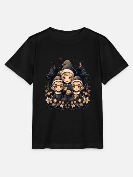 Weihnachtsmann, Ugly Christmas, Elfen - Stanley/Stella Kinder T-Shirt MINI CREATOR - Schwarz
