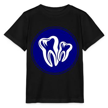 Zahn Dental Zahnarzt Icon - Stanley/Stella Kinder T-Shirt MINI CREATOR  - Schwarz - Vorne - Mikhail (115cm)