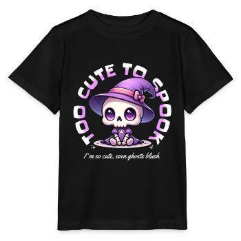 Trop mignon pour effrayer la sorcière - T-shirt bio MINI CREATOR Stanley/Stella Enfant - noir - Devant - Mikhail (115cm)