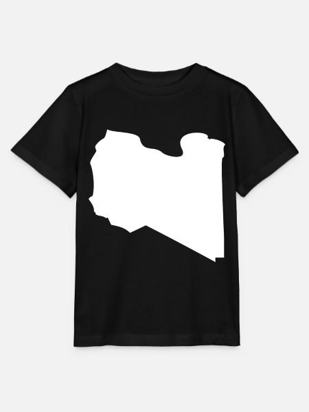Libyen Landkarte Flagge - Stanley/Stella Kinder T-Shirt MINI CREATOR - Schwarz