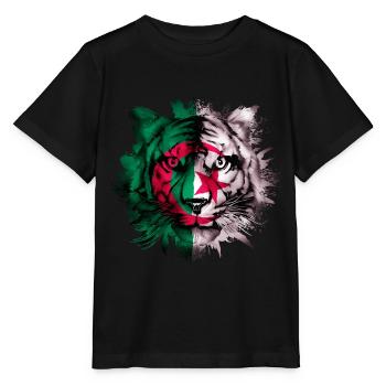 Algerien - Stanley/Stella Kinder T-Shirt MINI CREATOR  - Schwarz - Vorne - Mikhail (115cm)