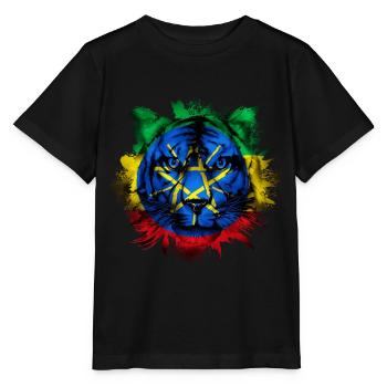 Ethiopia - Stanley/Stella MINI CREATOR Kids’ T-Shirt - black - Front - Mikhail (115cm)