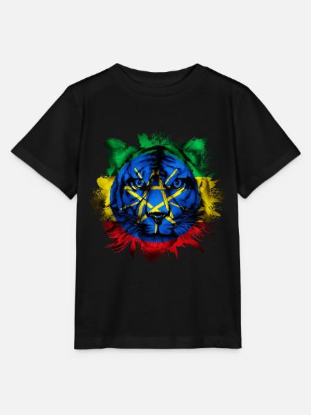Äthiopien - Stanley/Stella Kinder T-Shirt MINI CREATOR - Schwarz