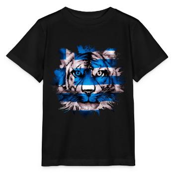 Griechenland - Stanley/Stella Kinder T-Shirt MINI CREATOR  - Schwarz - Vorne - Mikhail (115cm)