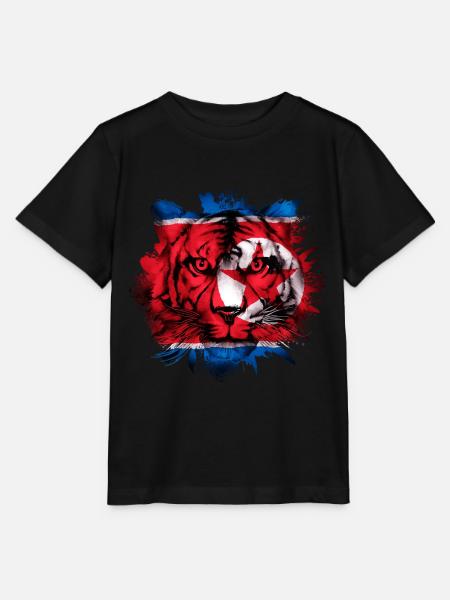Nordkorea - Stanley/Stella Kinder T-Shirt MINI CREATOR  - Schwarz