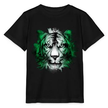 Nigéria - T-shirt bio MINI CREATOR Stanley/Stella Enfant - noir - Devant - Mikhail (115cm)