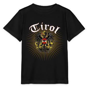 Tirol - Stanley/Stella Kinder T-Shirt MINI CREATOR  - Schwarz - Vorne - Mikhail (115cm)