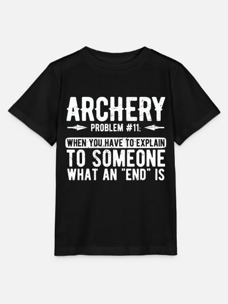 Bogenschießen Archery - Stanley/Stella Kinder T-Shirt MINI CREATOR  - Schwarz