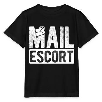 Briefträger Und Paket-Zusteller Für Postboten - Stanley/Stella Kinder T-Shirt MINI CREATOR  - Schwarz - Vorne - Mikhail (115cm)