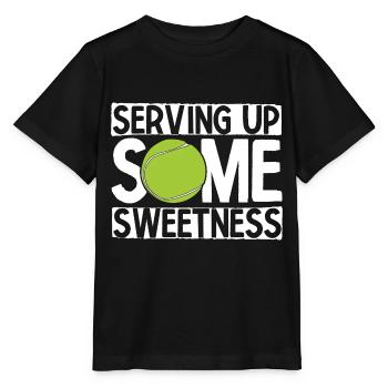 Tennisplatz Spruch Für Tennis - Stanley/Stella Kinder T-Shirt MINI CREATOR  - Schwarz - Vorne - Mikhail (115cm)