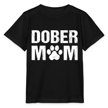 Dober Maman Doberman Chiens - T-shirt bio MINI CREATOR Stanley/Stella Enfant - noir - Devant - Mikhail (115cm)
