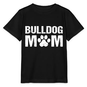 Bulldog Mom Bulldogs - Stanley/Stella MINI CREATOR Kids’ T-Shirt - black - Front - Mikhail (115cm)