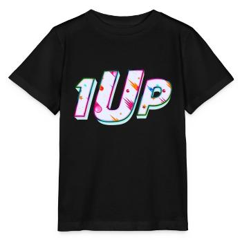 1Up 1up 1UP Joueur Solo - T-shirt bio MINI CREATOR Stanley/Stella Enfant - noir - Devant - Mikhail (115cm)
