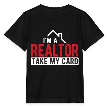 Immobilien-Händler Für Immobilien-Makler - Stanley/Stella Kinder T-Shirt MINI CREATOR  - Schwarz - Vorne - Mikhail (115cm)